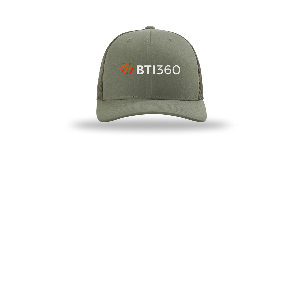 bti360-richardson-trucker-cap-embroidery-capfront-R112-loden-flat-front