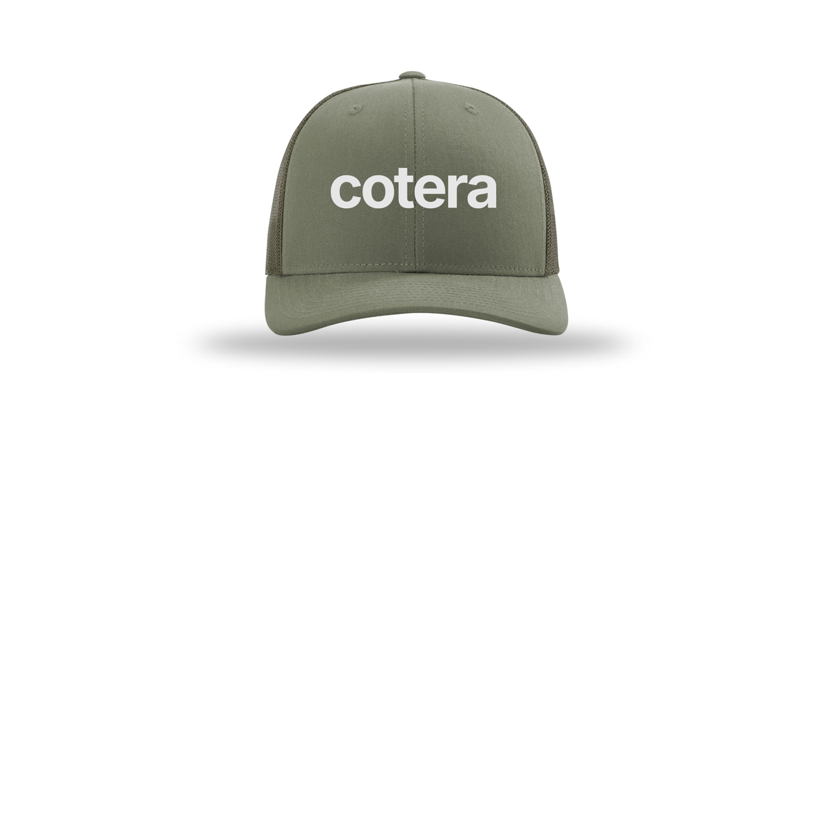 cotera-richardson-trucker-cap-embroidery-capfront-R112-loden-flat-front