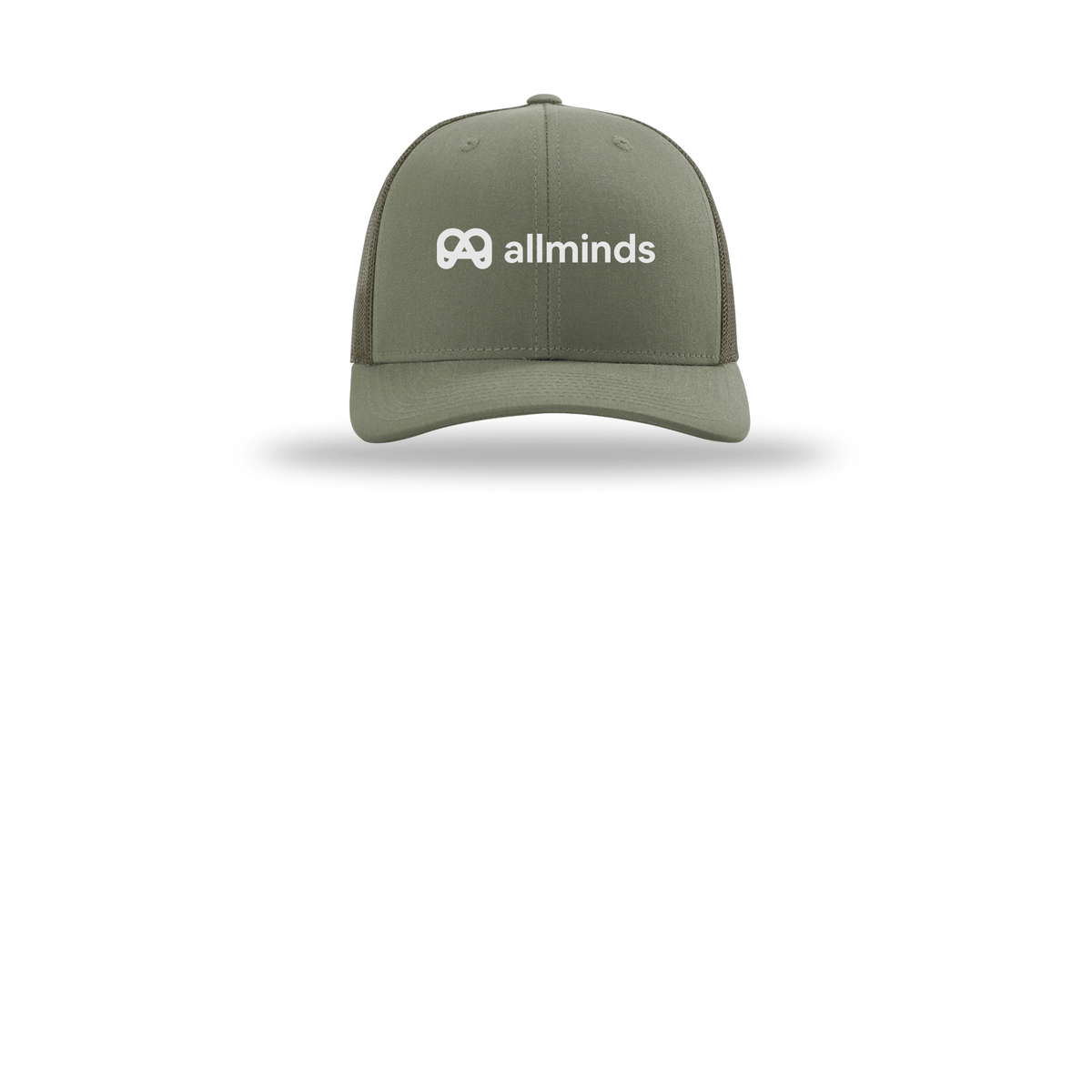 getallminds-richardson-trucker-cap-embroidery-capfront-R112-loden-flat-front
