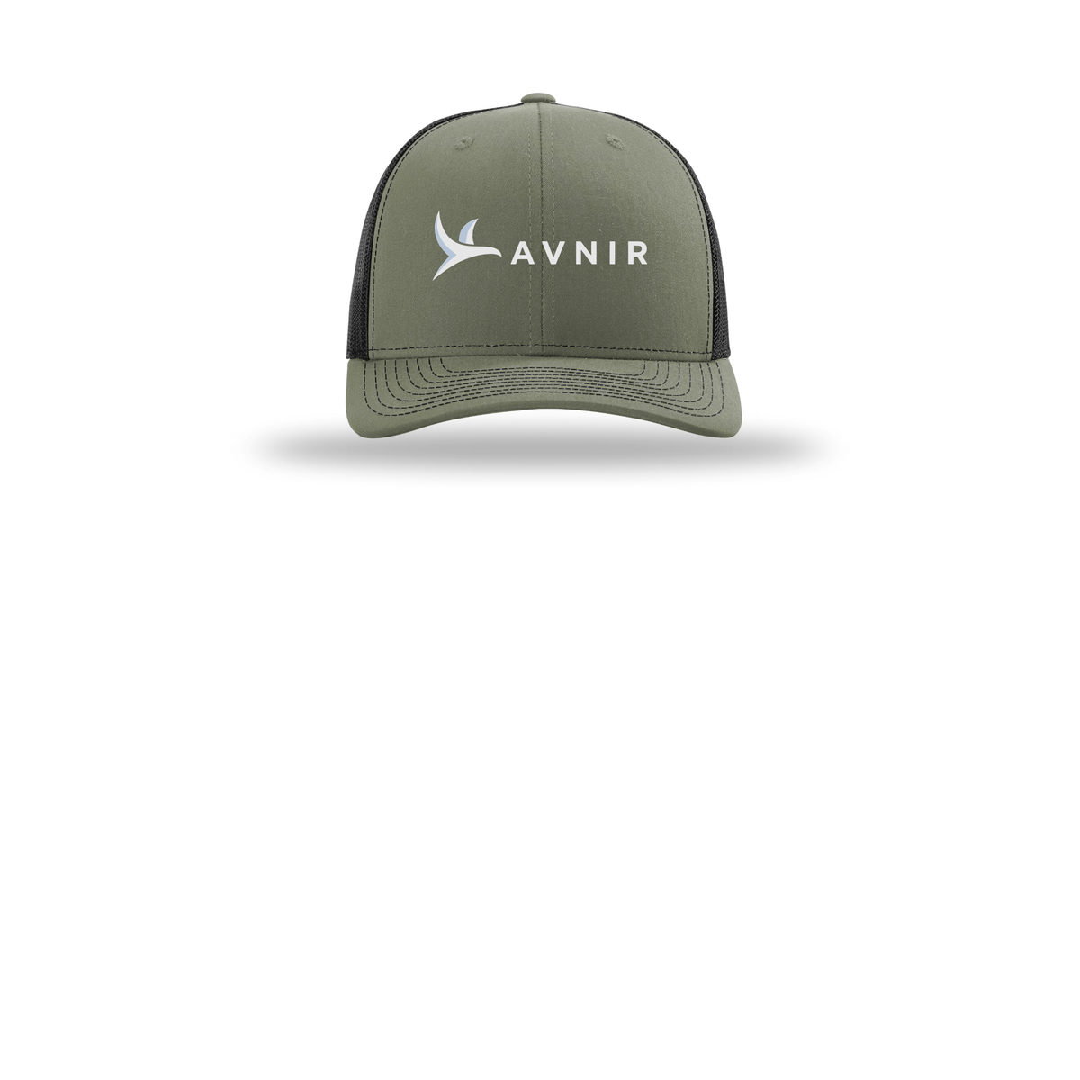 avnir-richardson-trucker-cap-embroidery-capfront-R112-lodenblack-flat-front