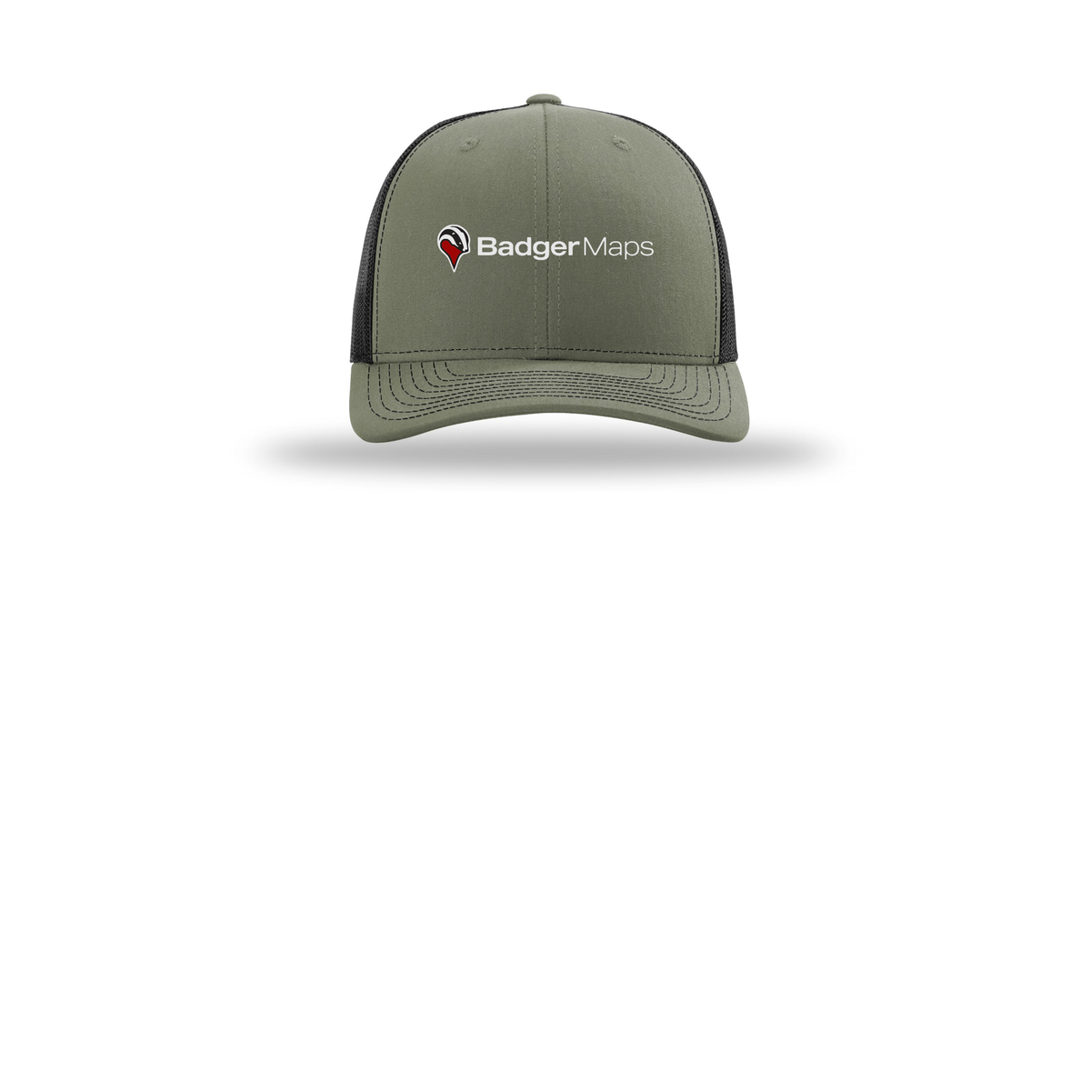 badgermapping-richardson-trucker-cap-embroidery-capfront-R112-lodenblack-flat-front