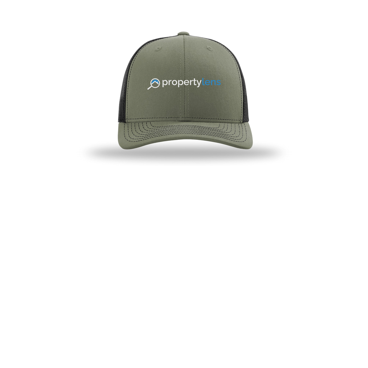 propertylens-richardson-trucker-cap-embroidery-capfront-R112-lodenblack-flat-front