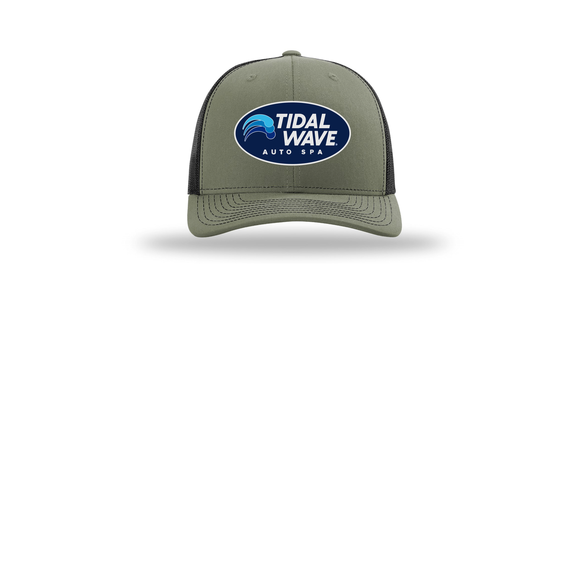 tidalwaveautospa-richardson-trucker-cap-embroidery-capfront-R112-lodenblack-flat-front