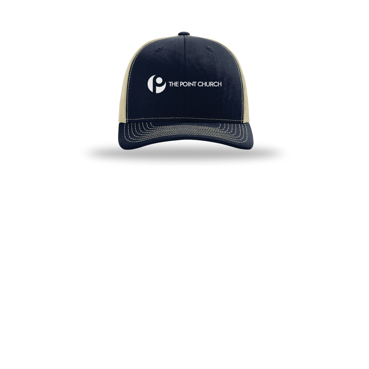 thepointva-richardson-trucker-cap-embroidery-capfront-R112-navykhaki-flat-front