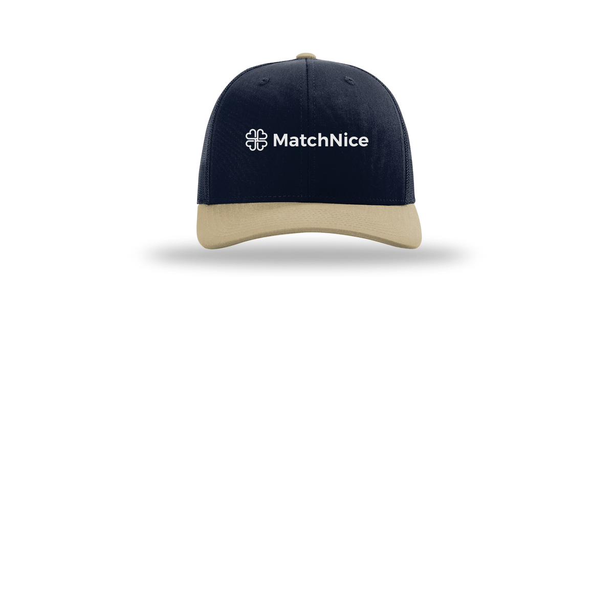 matchnice-richardson-trucker-cap-embroidery-capfront-R112-navynavykhaki-flat-front
