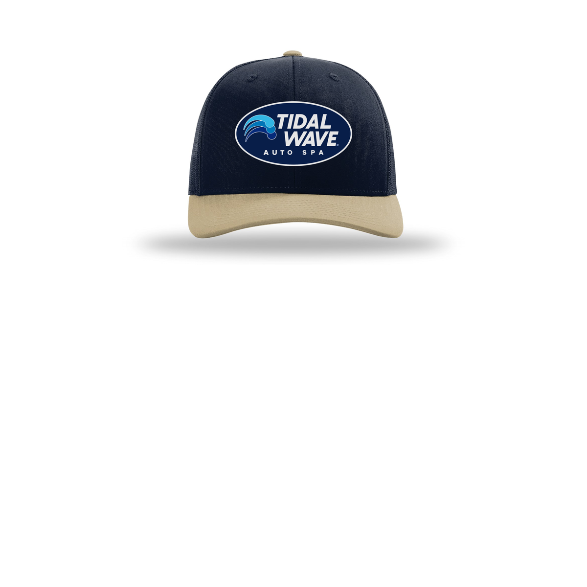 tidalwaveautospa-richardson-trucker-cap-embroidery-capfront-R112-navynavykhaki-flat-front
