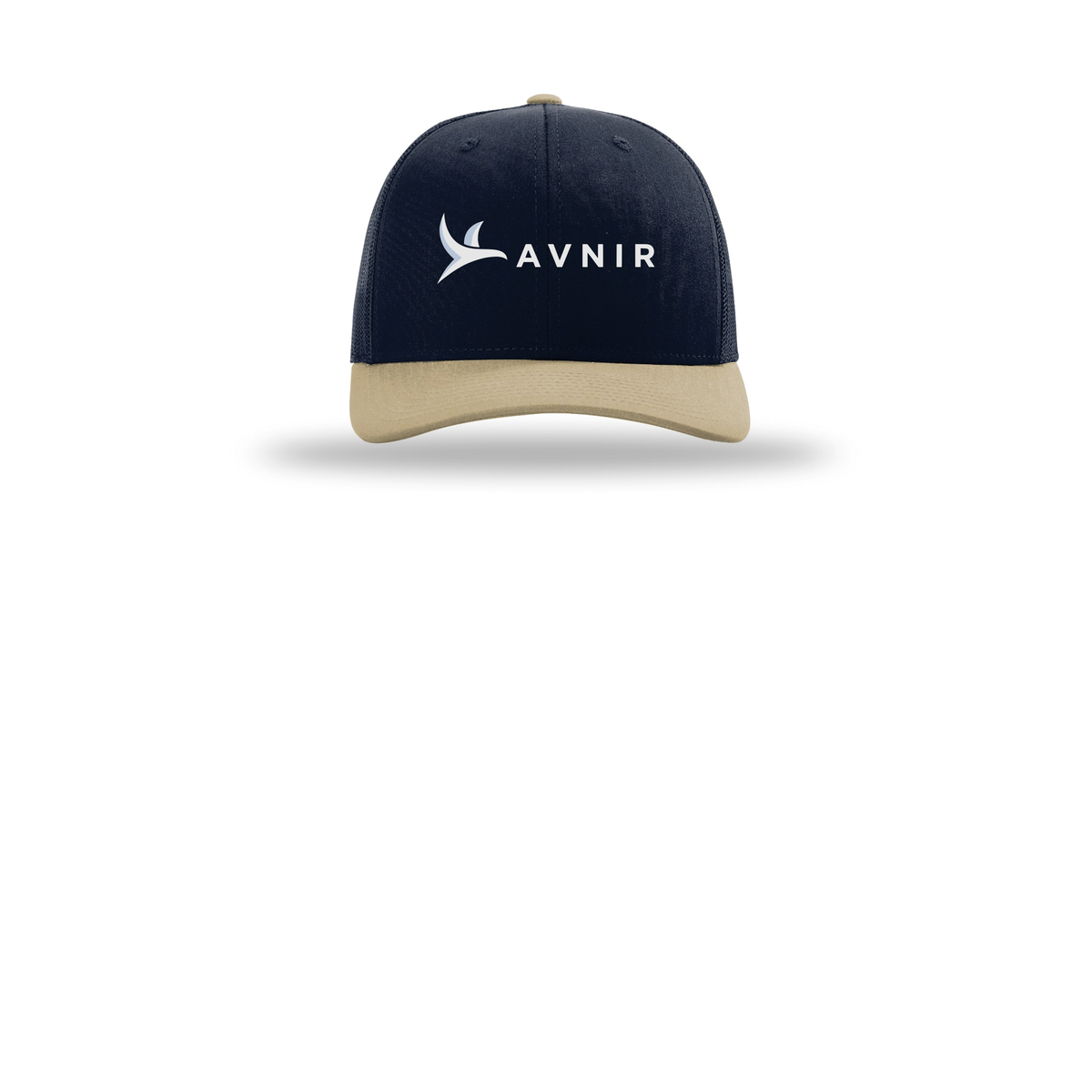 avnir-richardson-trucker-cap-embroidery-capfront-R112-navynavykhaki-flat-front
