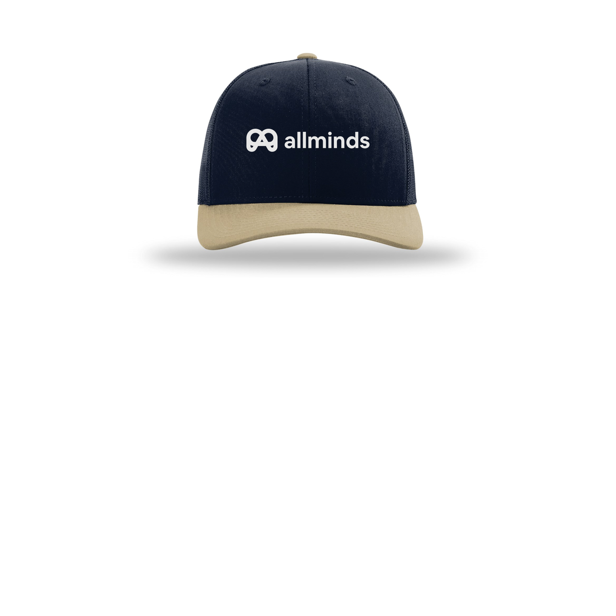getallminds-richardson-trucker-cap-embroidery-capfront-R112-navynavykhaki-flat-front
