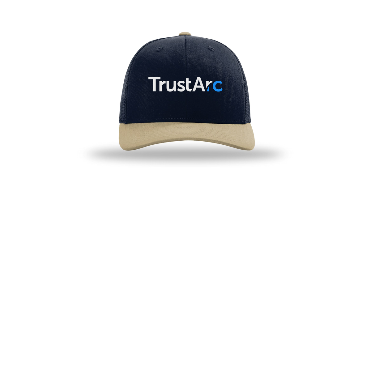 trustarc-richardson-trucker-cap-embroidery-capfront-R112-navynavykhaki-flat-front