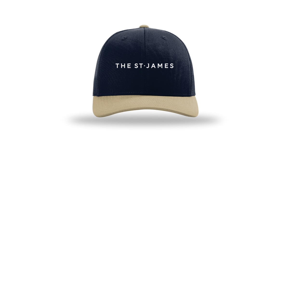 thestjames-richardson-trucker-cap-embroidery-capfront-R112-navynavykhaki-flat-front