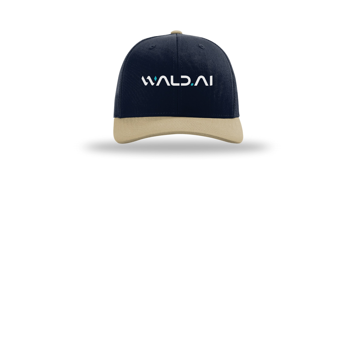 wald-richardson-trucker-cap-embroidery-capfront-R112-navynavykhaki-flat-front