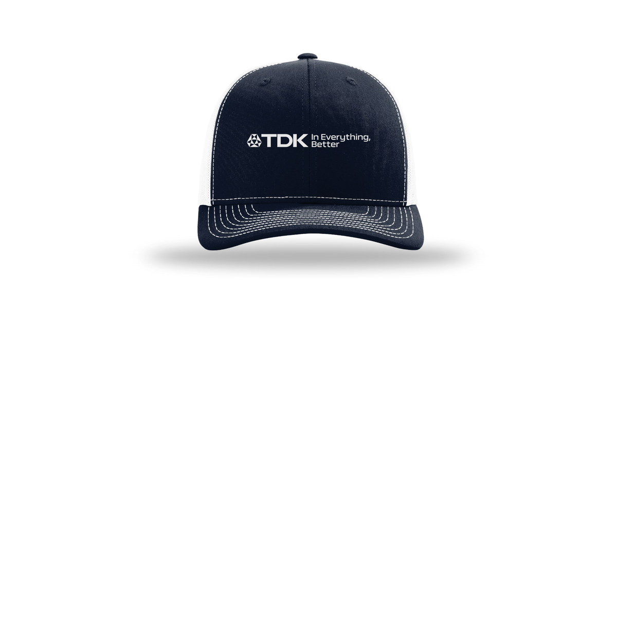 tdk-richardson-trucker-cap-embroidery-capfront-R112-navywhite-flat-front