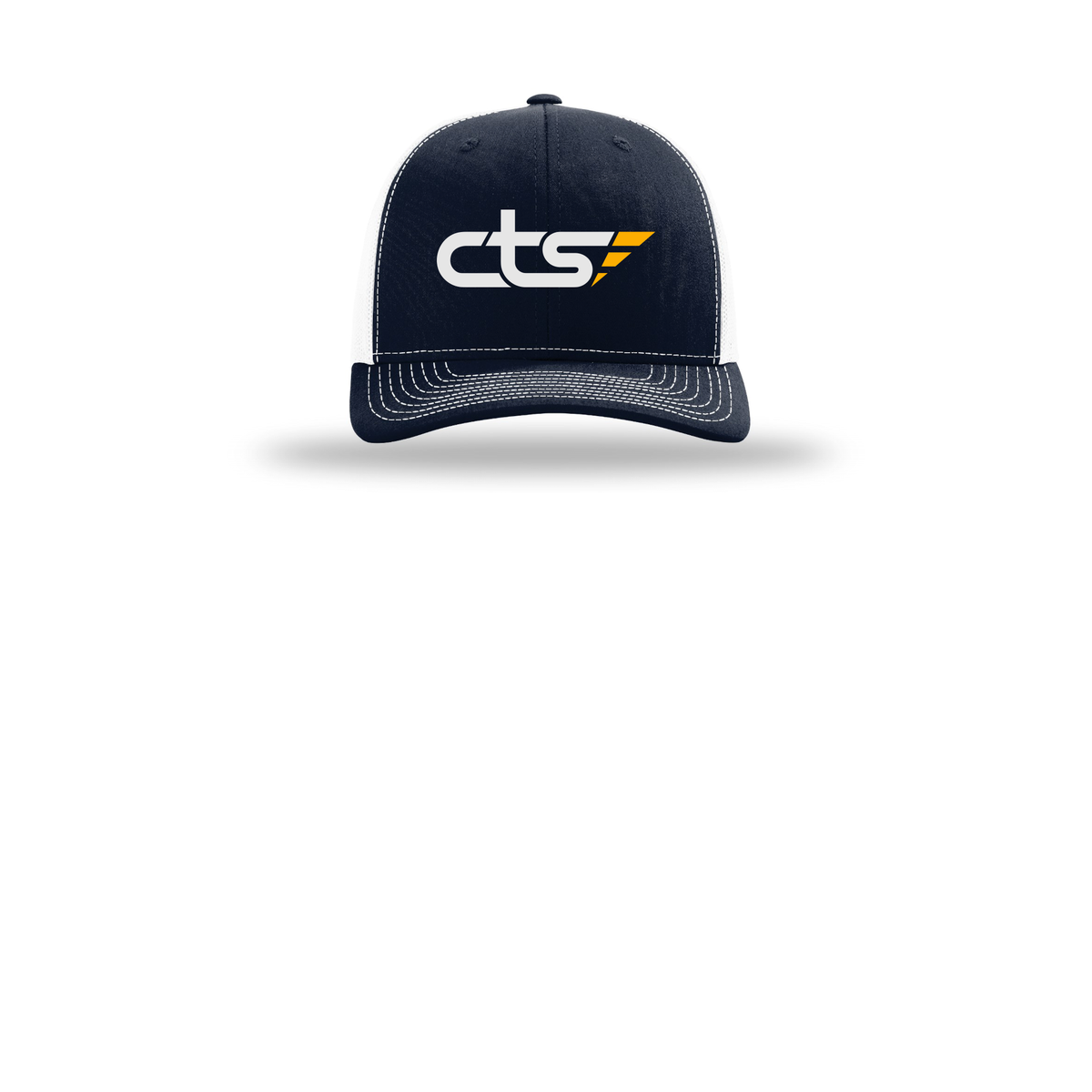 cts1-richardson-trucker-cap-embroidery-capfront-R112-navywhite-flat-front