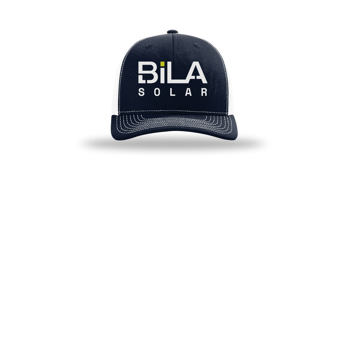 bilasolar-richardson-trucker-cap-embroidery-capfront-R112-navywhite-flat-front