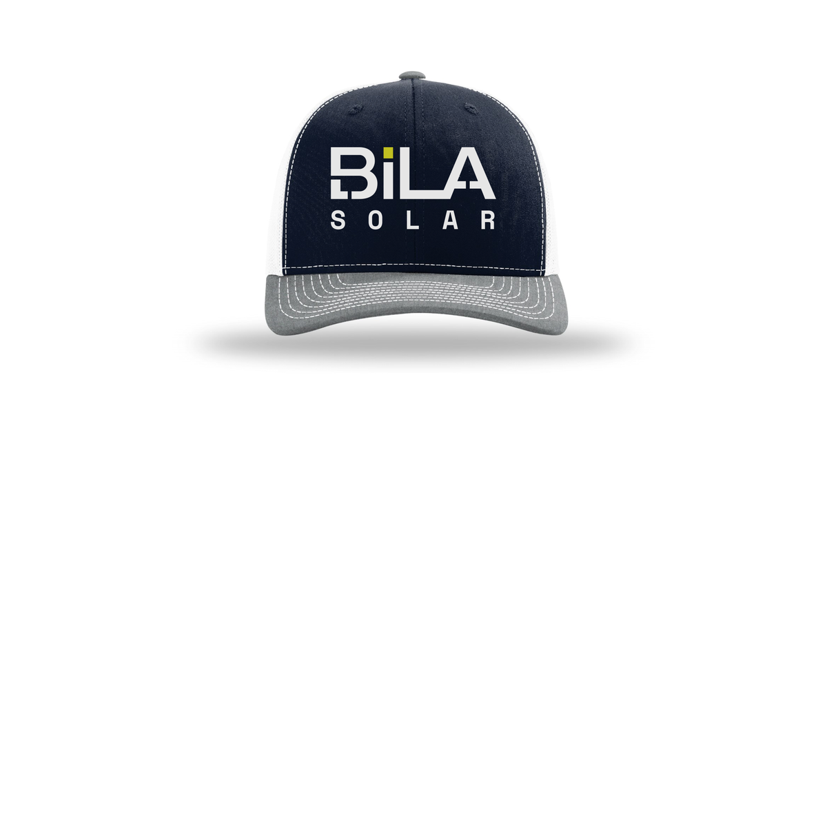 bilasolar-richardson-trucker-cap-embroidery-capfront-R112-navywhiteheathergrey-flat-front