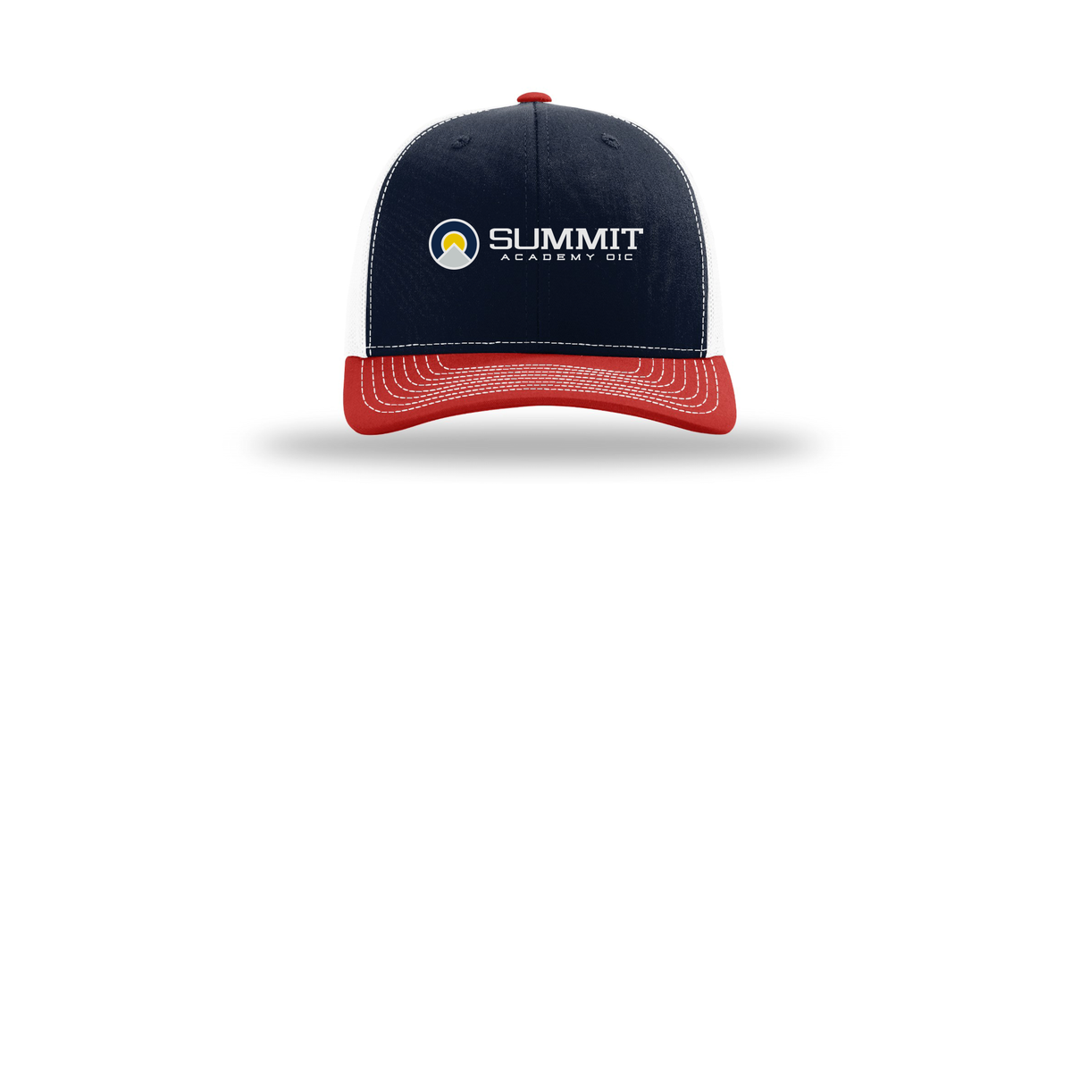 saoic-richardson-trucker-cap-embroidery-capfront-R112-navywhitered-flat-front