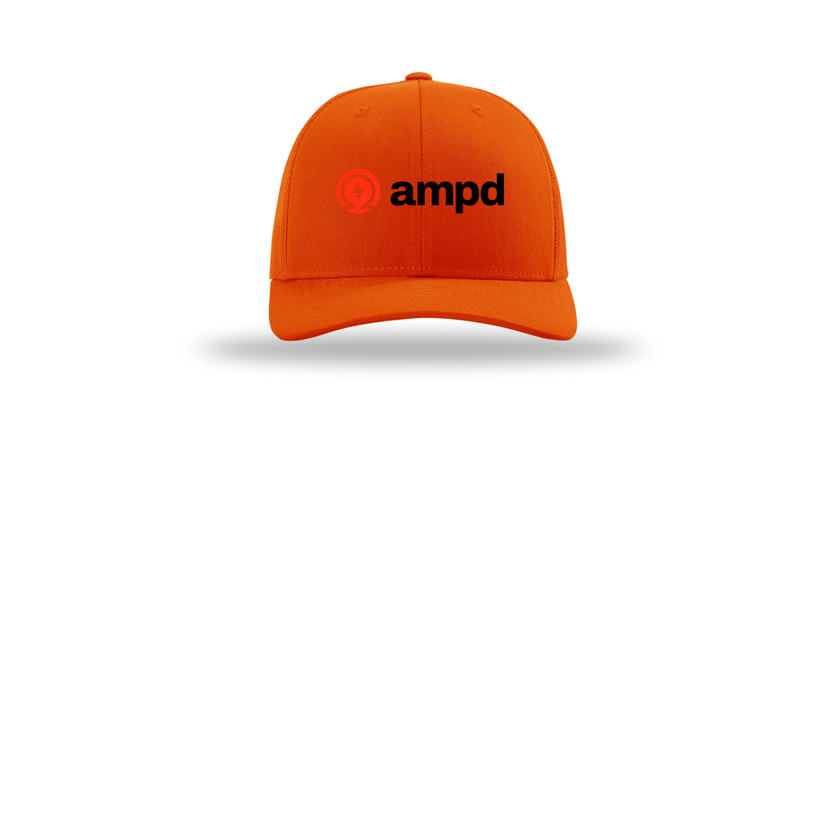 ampd-richardson-trucker-cap-embroidery-capfront-R112-orange-flat-front