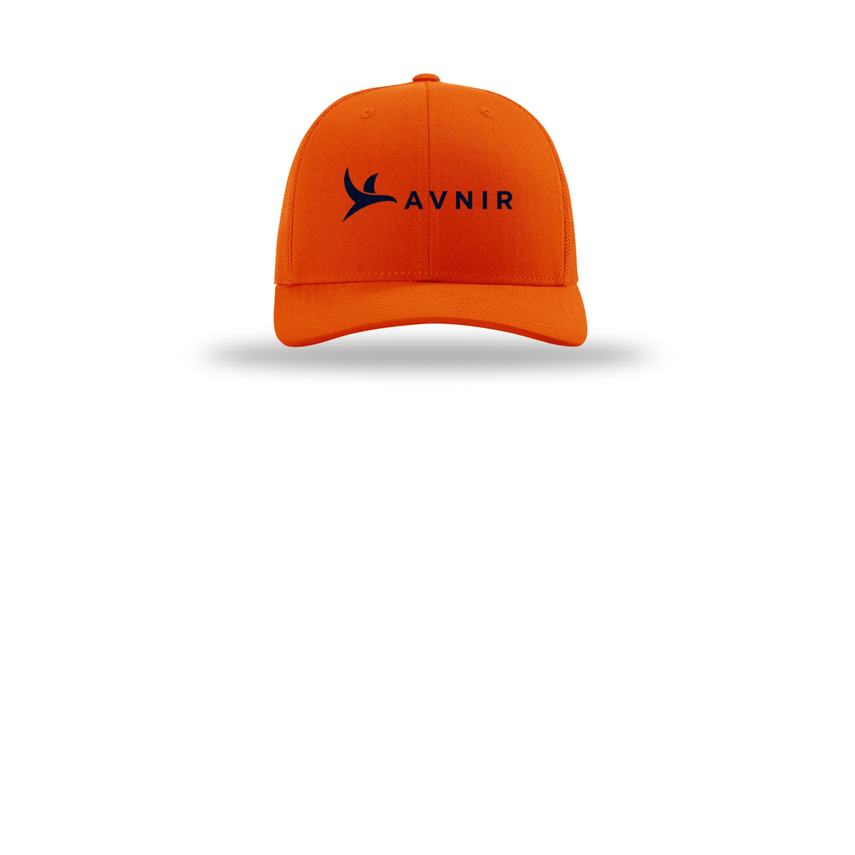 avnir-richardson-trucker-cap-embroidery-capfront-R112-orange-flat-front