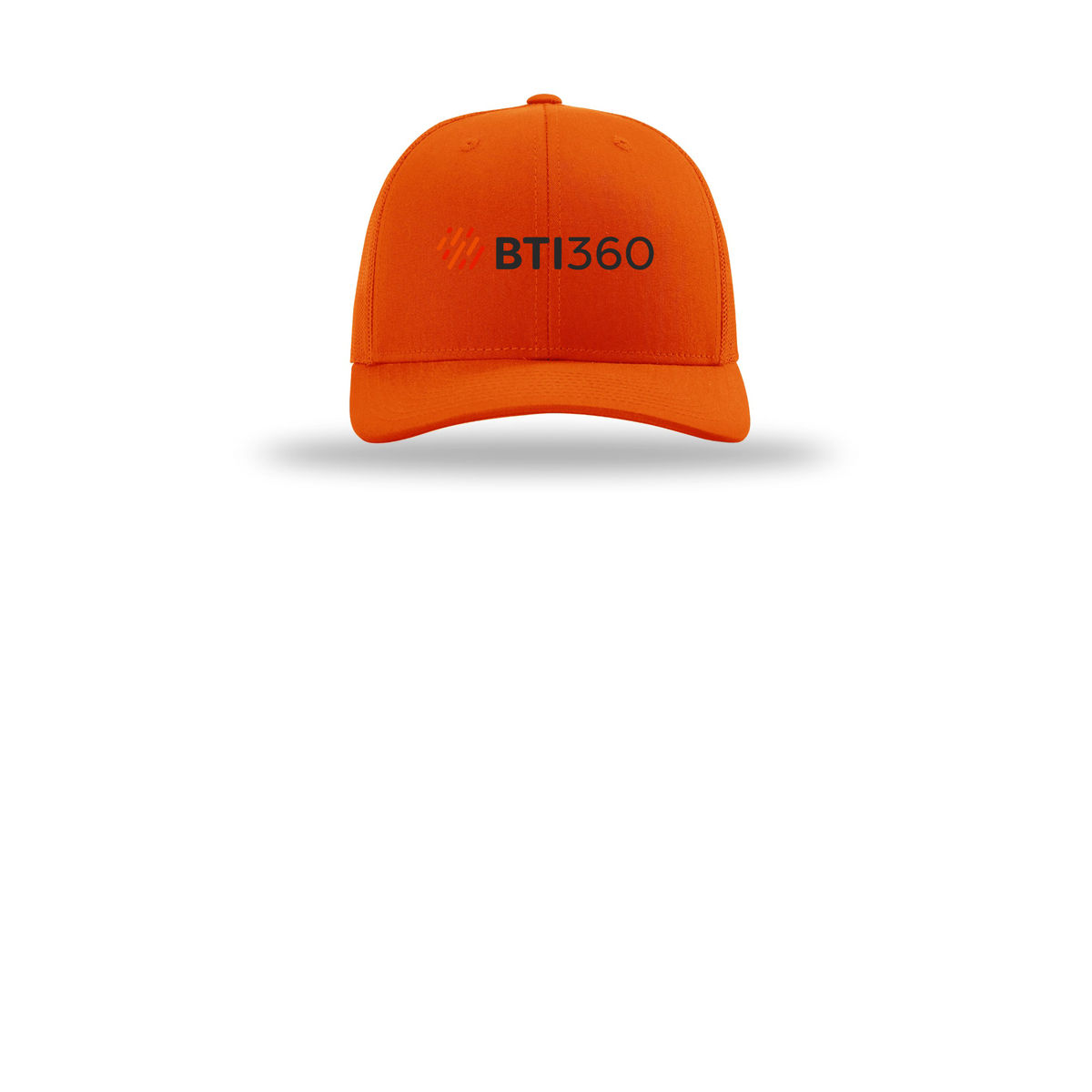 bti360-richardson-trucker-cap-embroidery-capfront-R112-orange-flat-front