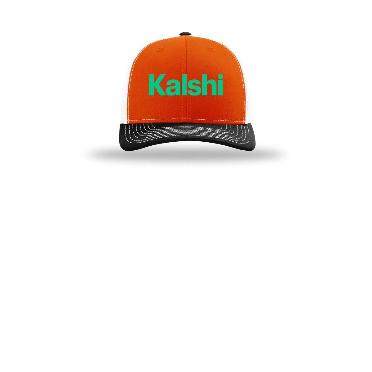 kalshi-richardson-trucker-cap-embroidery-capfront-R112-orangewhiteblack-flat-front