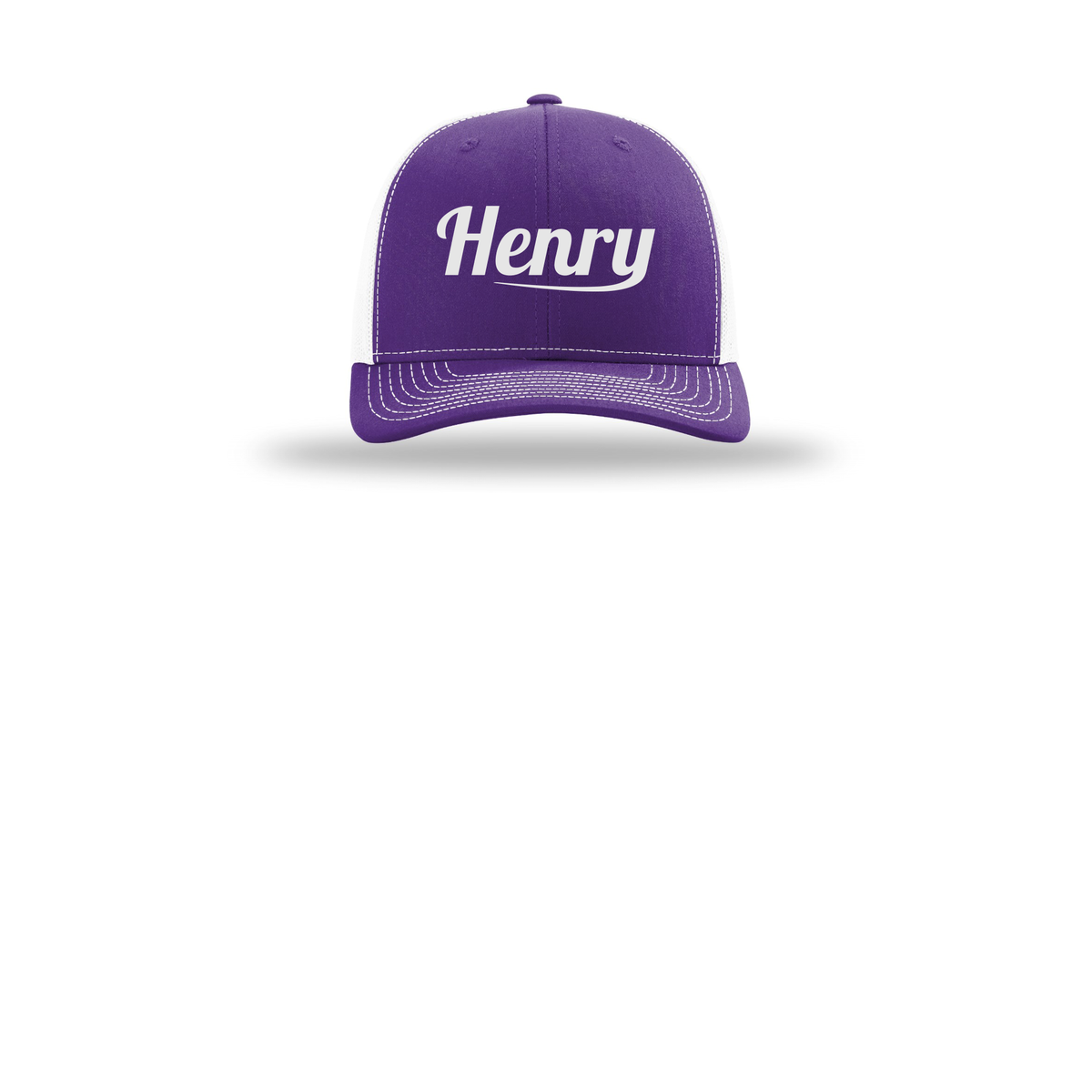 henrymeds-richardson-trucker-cap-embroidery-capfront-R112-purplewhite-flat-front