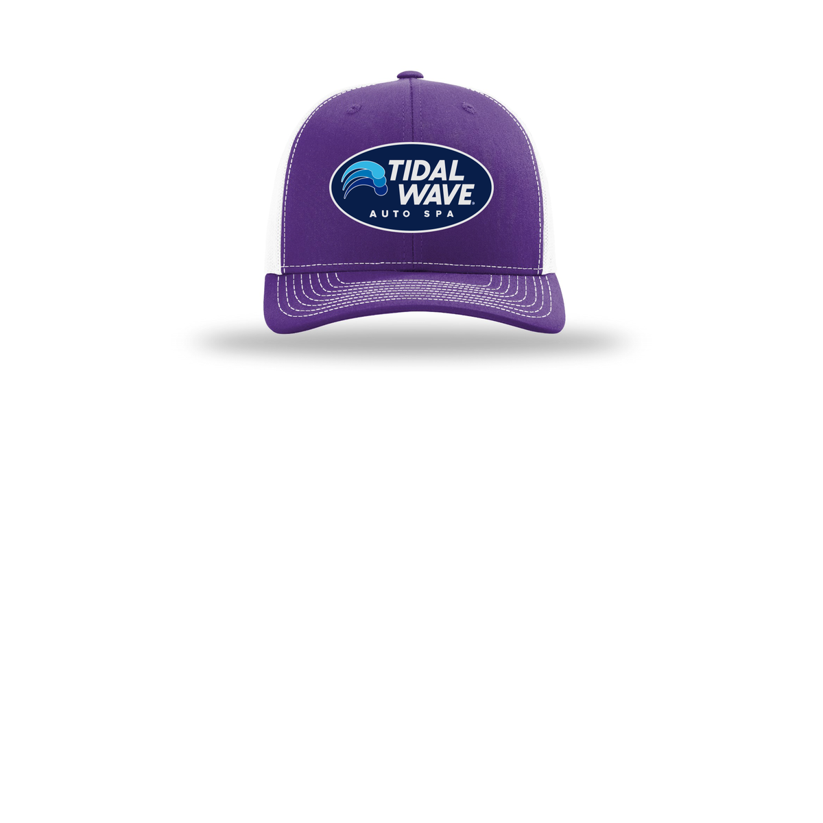 tidalwaveautospa-richardson-trucker-cap-embroidery-capfront-R112-purplewhite-flat-front