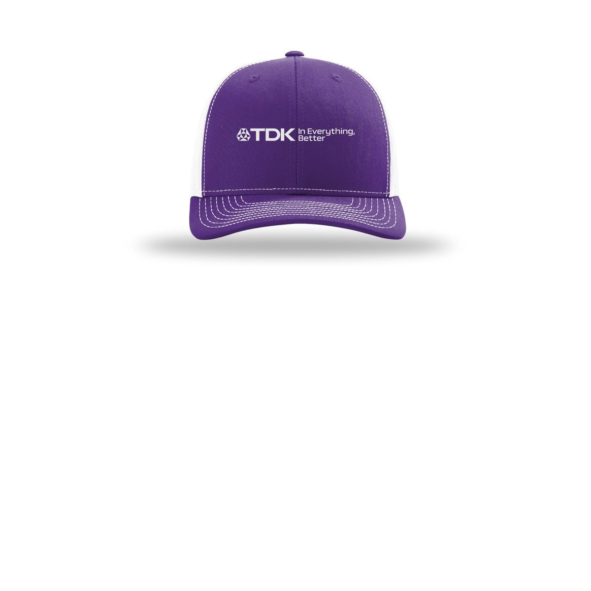 tdk-richardson-trucker-cap-embroidery-capfront-R112-purplewhite-flat-front