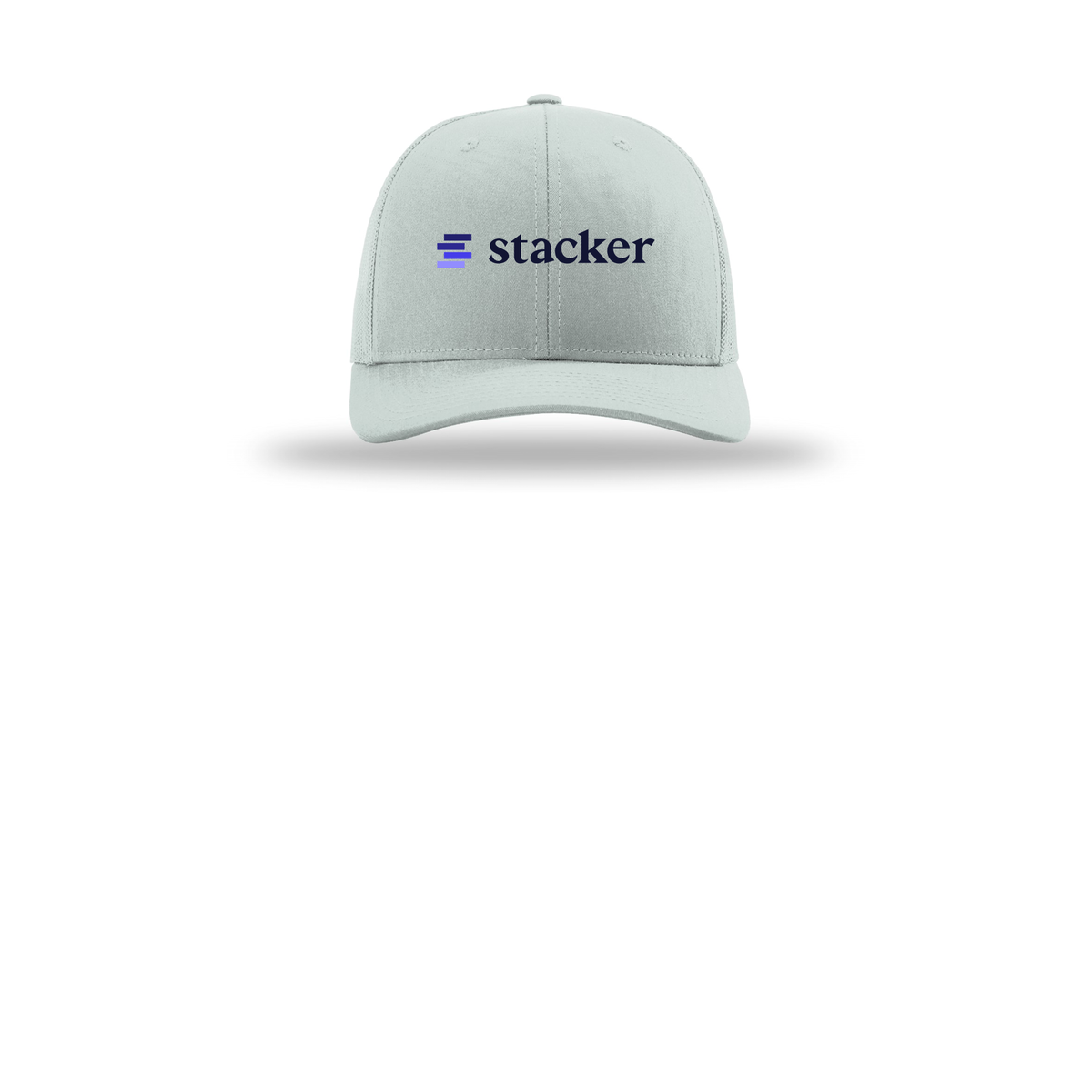 stacker-richardson-trucker-cap-embroidery-capfront-R112-quarry-flat-front
