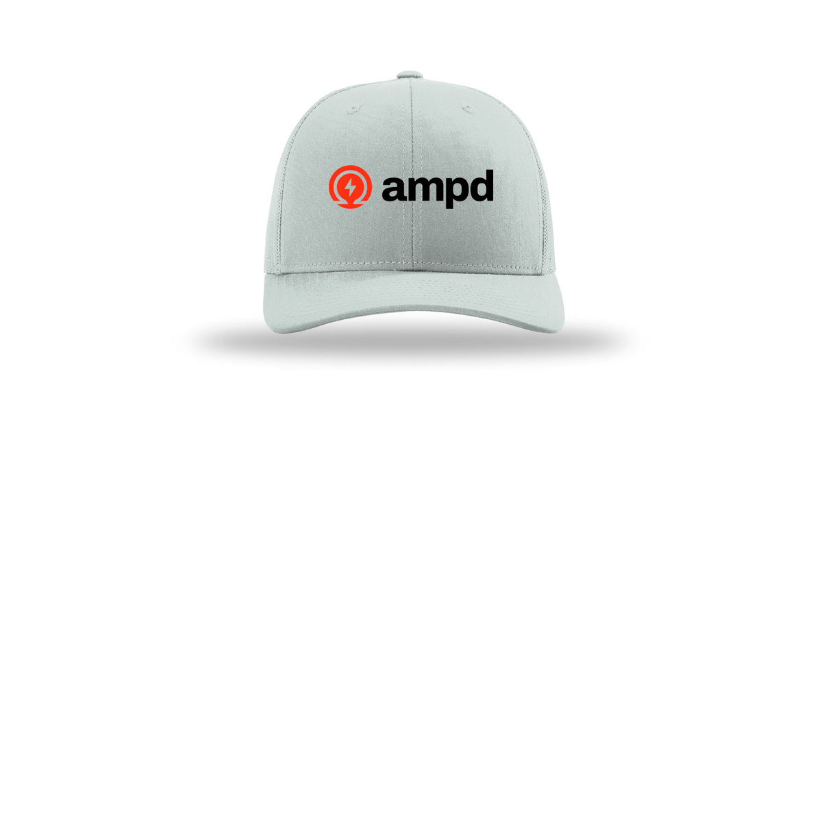 ampd-richardson-trucker-cap-embroidery-capfront-R112-quarry-flat-front