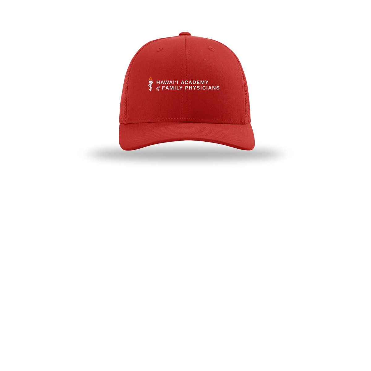 hafp-richardson-trucker-cap-embroidery-capfront-R112-red-flat-front