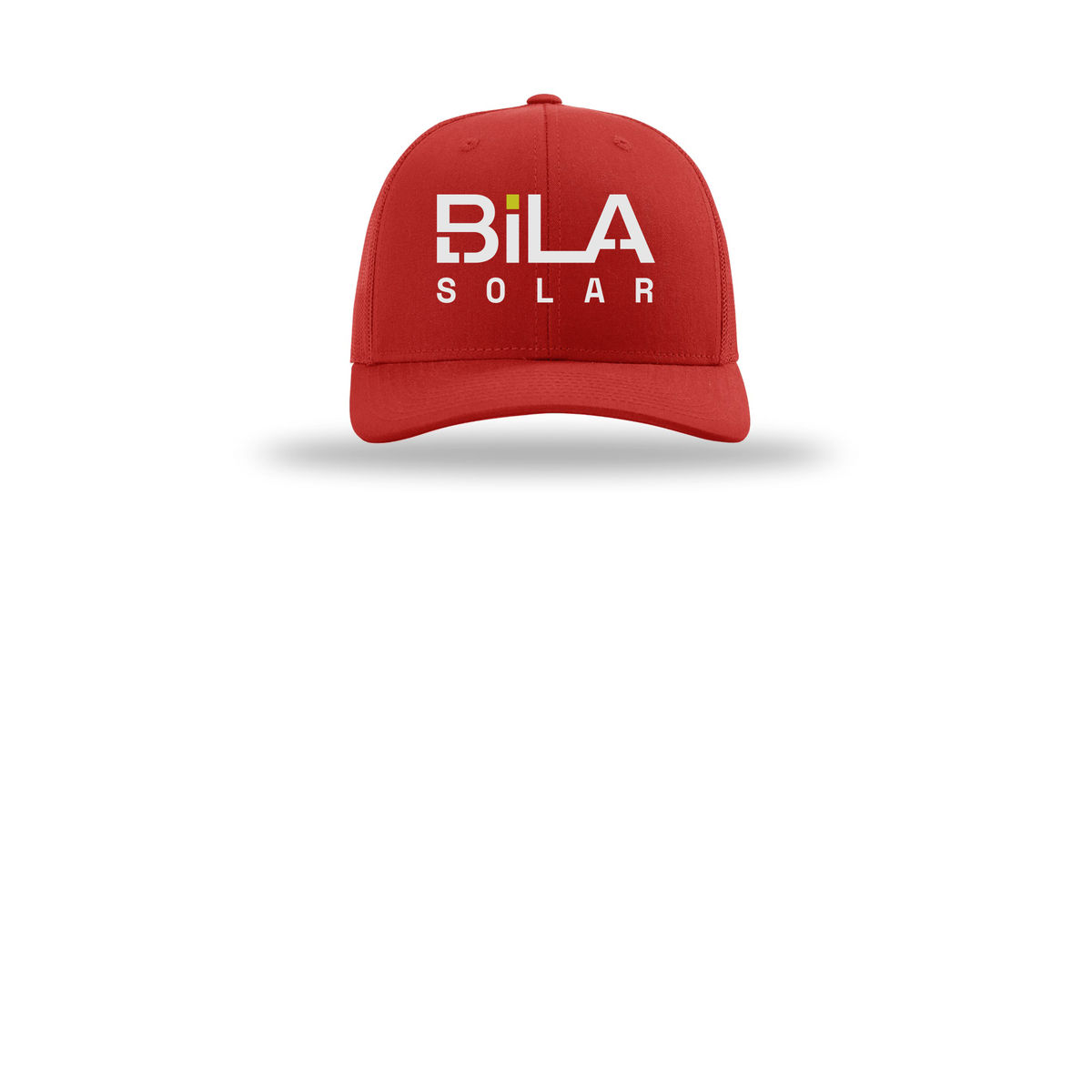 bilasolar-richardson-trucker-cap-embroidery-capfront-R112-red-flat-front