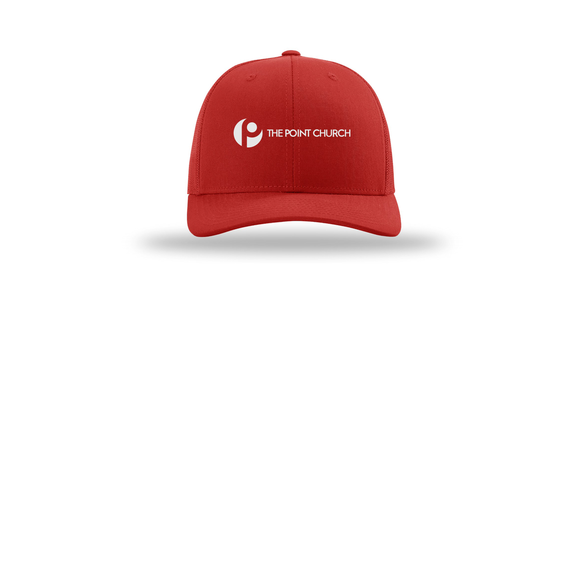 thepointva-richardson-trucker-cap-embroidery-capfront-R112-red-flat-front