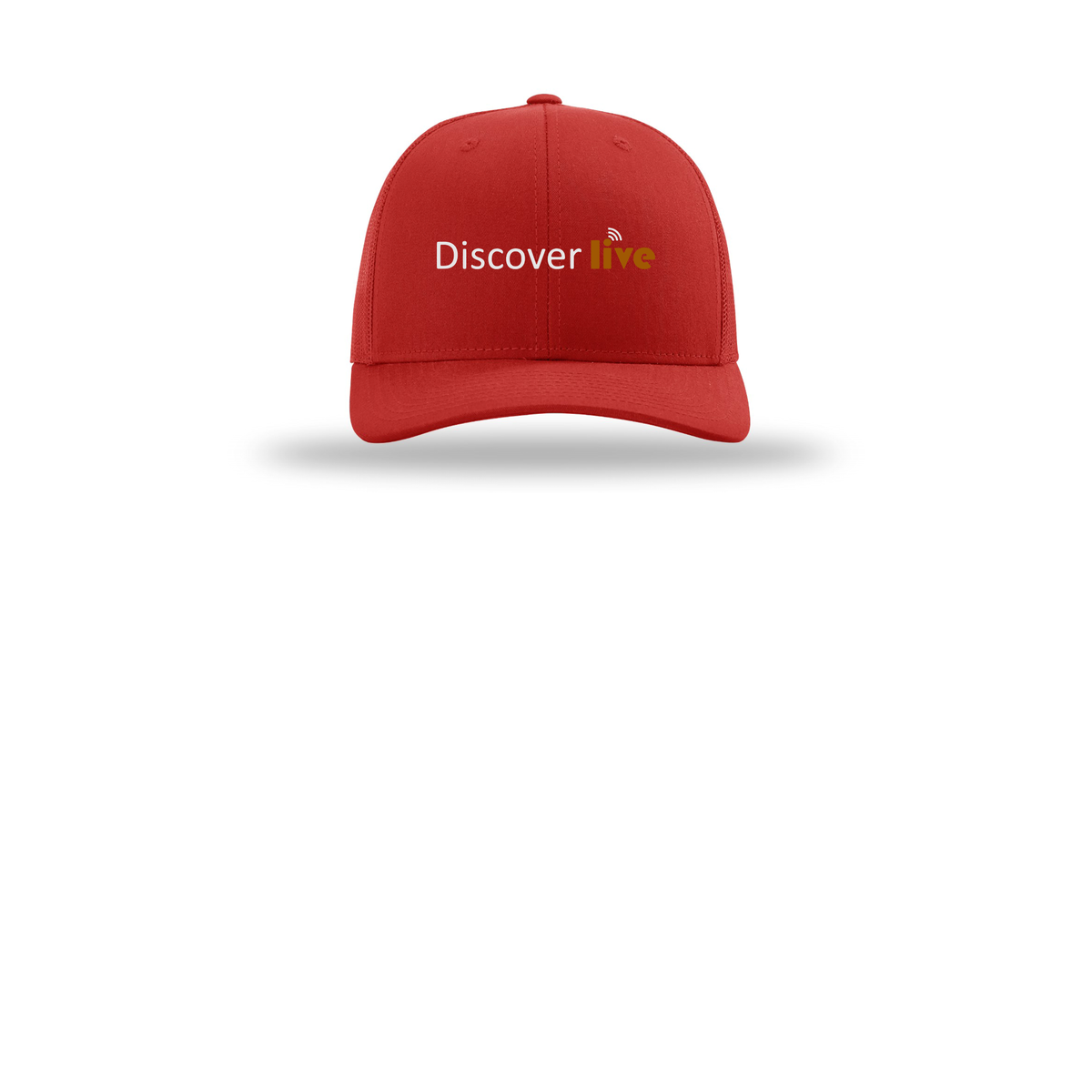 discover-richardson-trucker-cap-embroidery-capfront-R112-red-flat-front