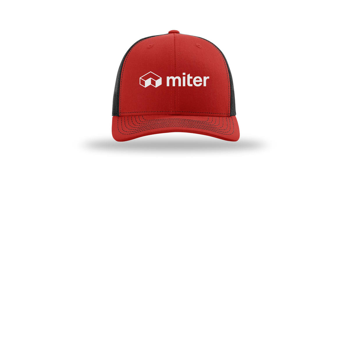 miter-richardson-trucker-cap-embroidery-capfront-R112-redblack-flat-front