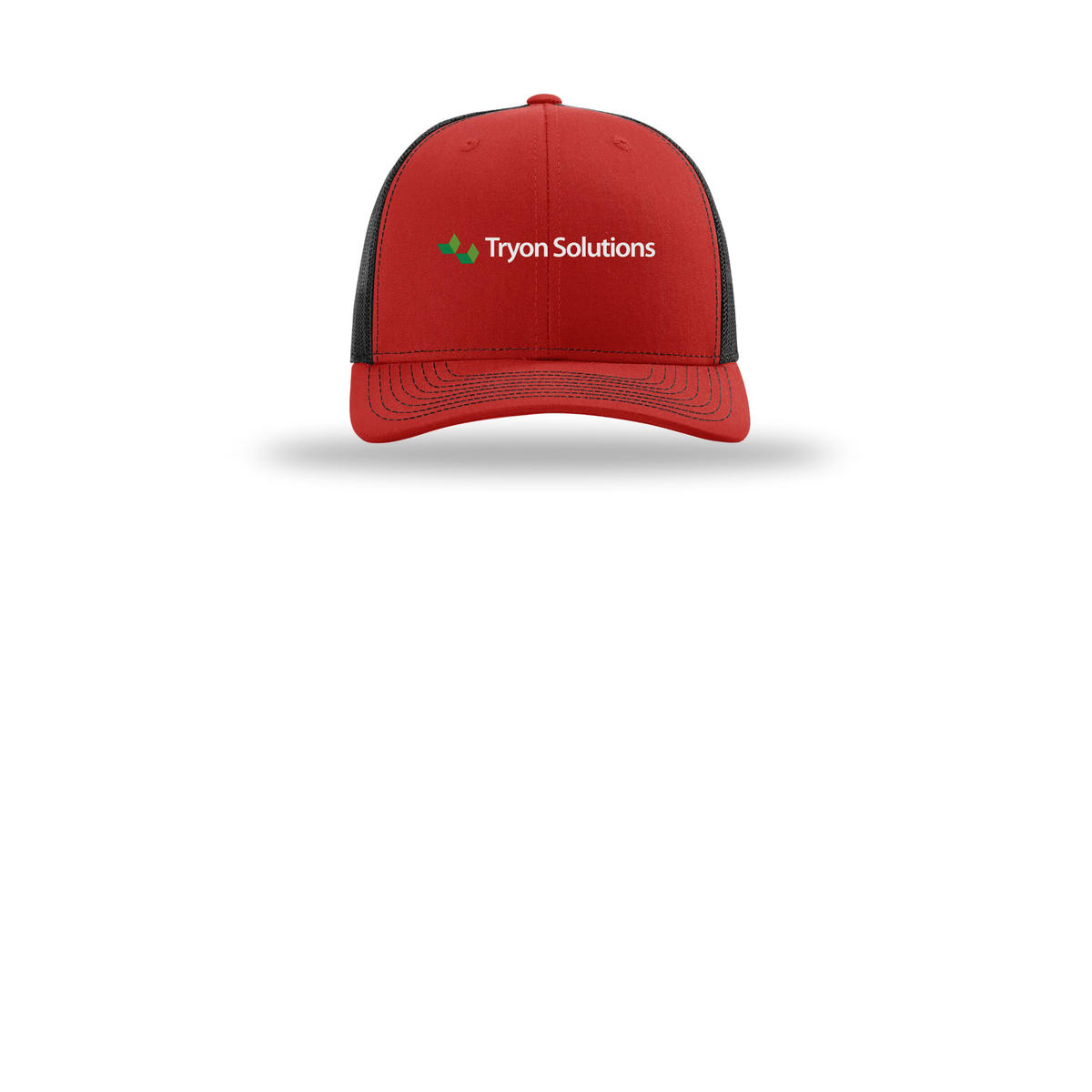 tryonsolutions-richardson-trucker-cap-embroidery-capfront-R112-redblack-flat-front