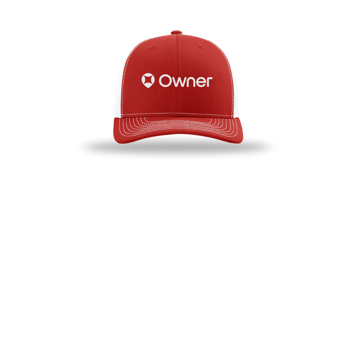 owner-richardson-trucker-cap-embroidery-capfront-R112-redwhite-flat-front