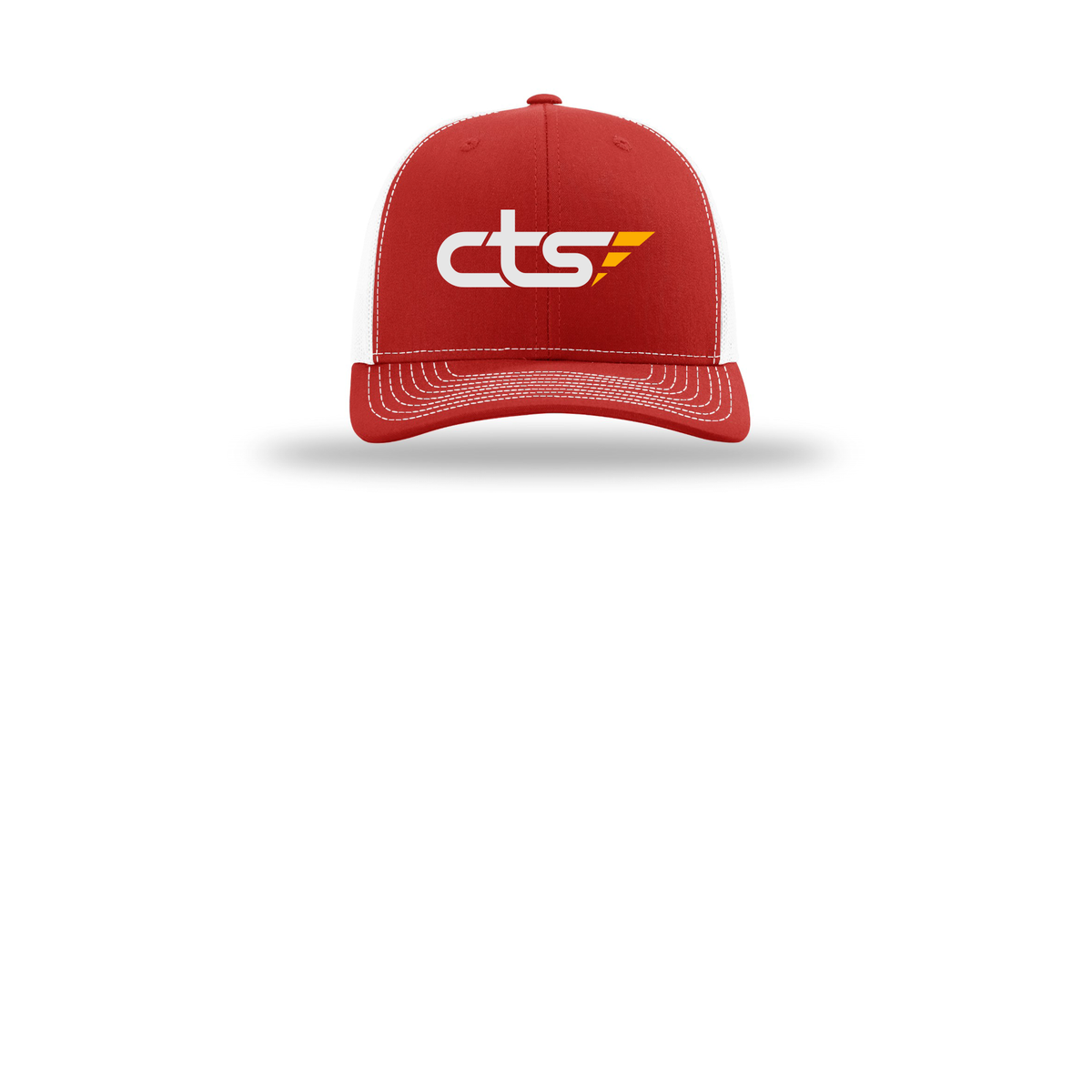 cts1-richardson-trucker-cap-embroidery-capfront-R112-redwhite-flat-front