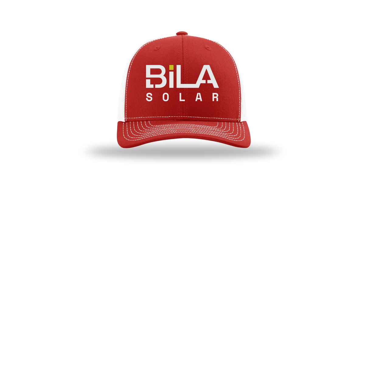 bilasolar-richardson-trucker-cap-embroidery-capfront-R112-redwhite-flat-front