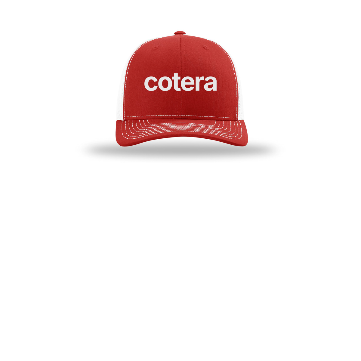 cotera-richardson-trucker-cap-embroidery-capfront-R112-redwhite-flat-front