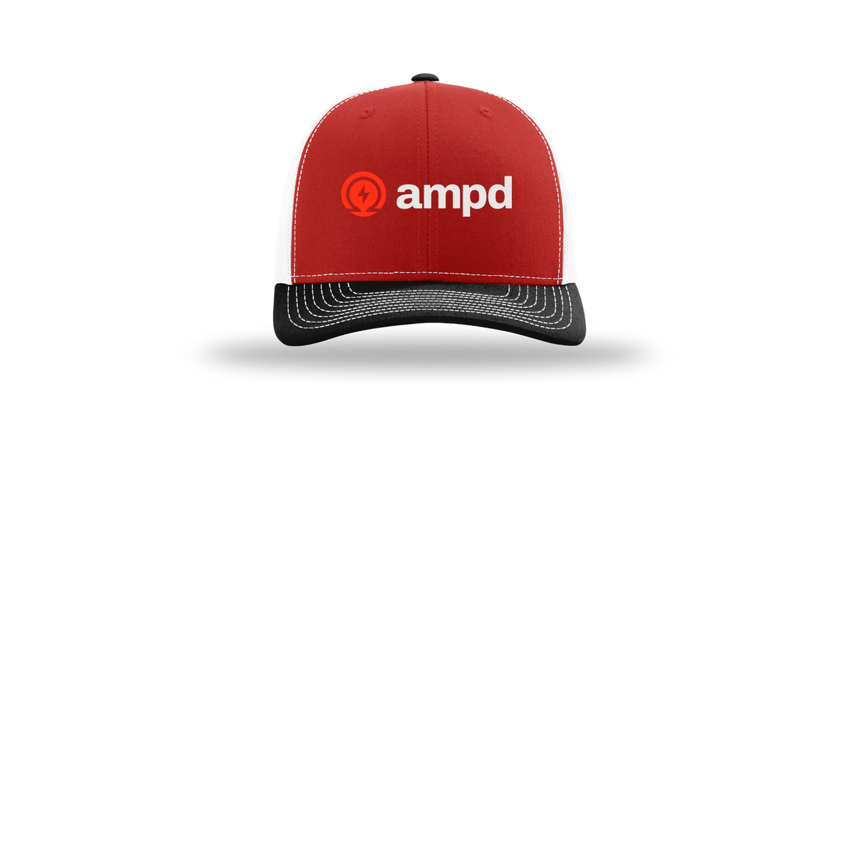 ampd-richardson-trucker-cap-embroidery-capfront-R112-redwhiteblack-flat-front