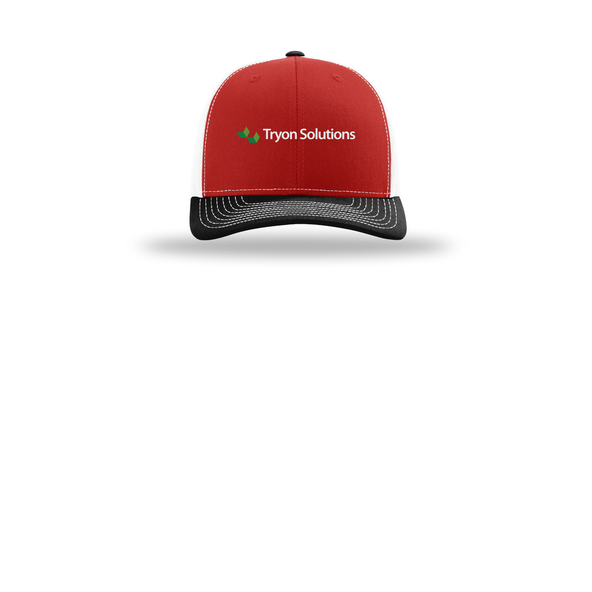 tryonsolutions-richardson-trucker-cap-embroidery-capfront-R112-redwhiteblack-flat-front