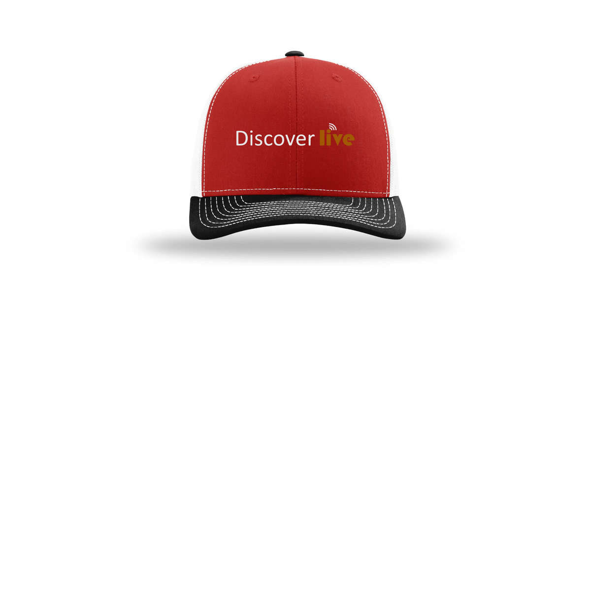 discover-richardson-trucker-cap-embroidery-capfront-R112-redwhiteblack-flat-front