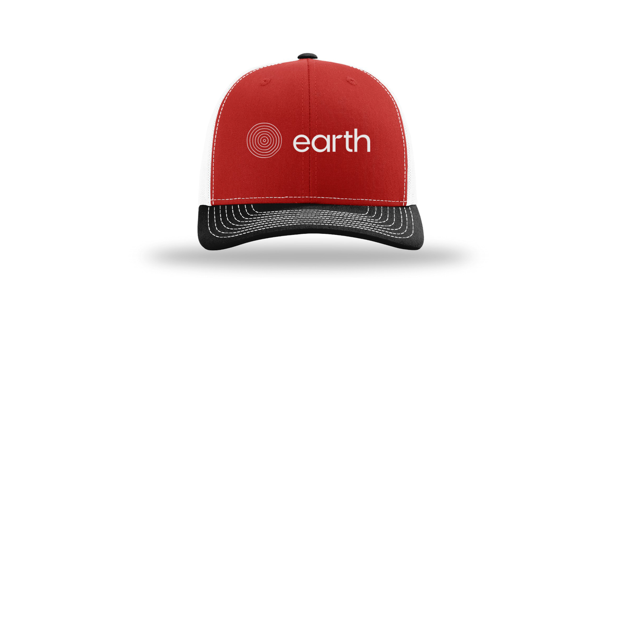 earthfuneral-richardson-trucker-cap-embroidery-capfront-R112-redwhiteblack-flat-front