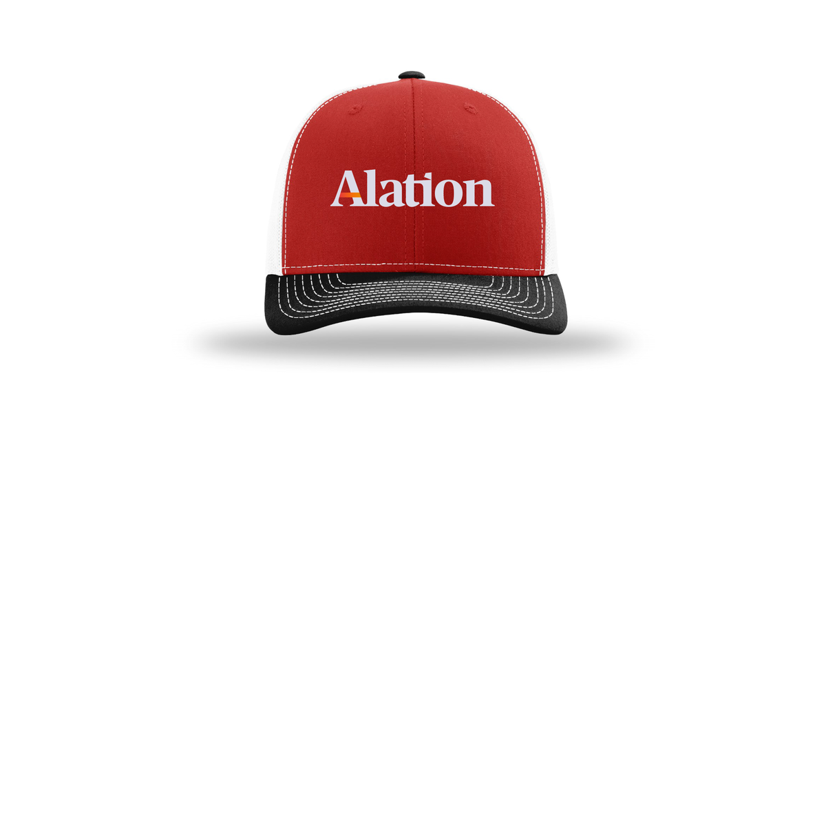 alation-richardson-trucker-cap-embroidery-capfront-R112-redwhiteblack-flat-front