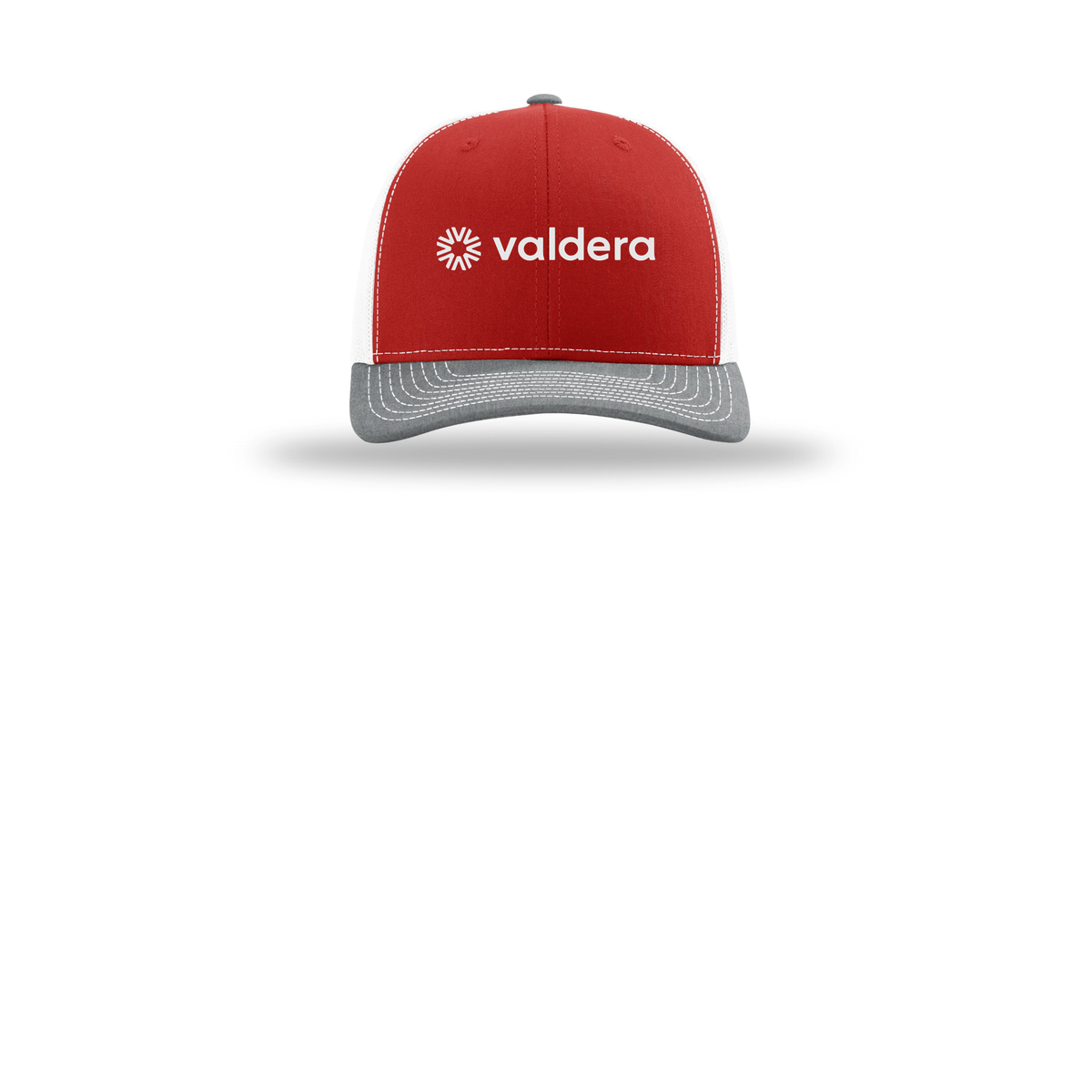 valdera-richardson-trucker-cap-embroidery-capfront-R112-redwhiteheathergrey-flat-front