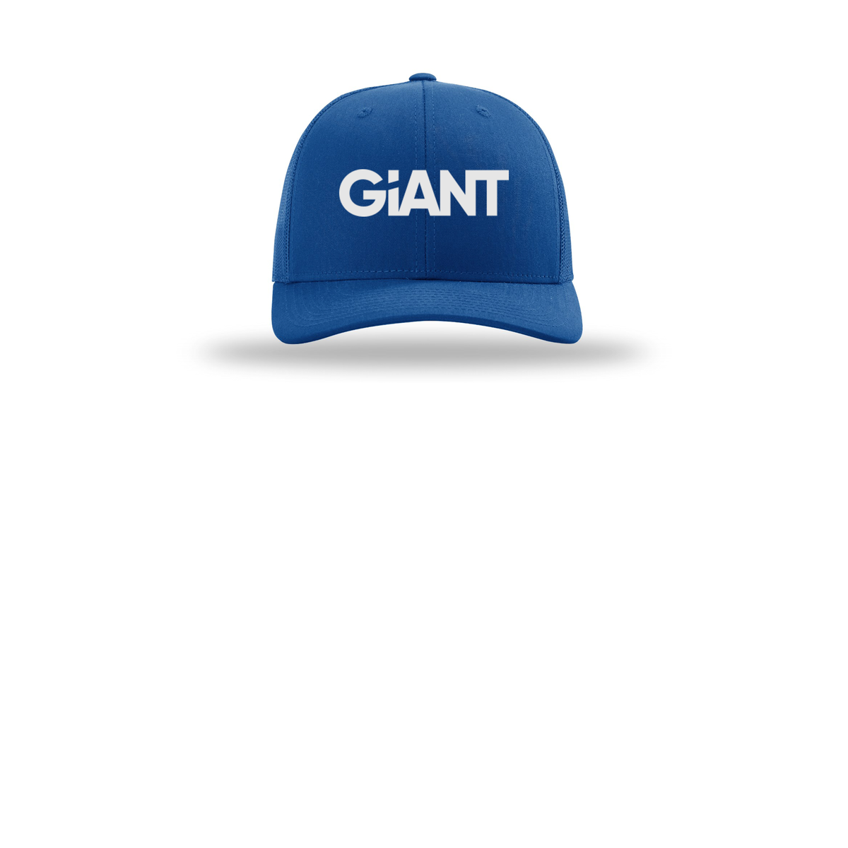 giantworldwide-richardson-trucker-cap-embroidery-capfront-R112-royal-flat-front