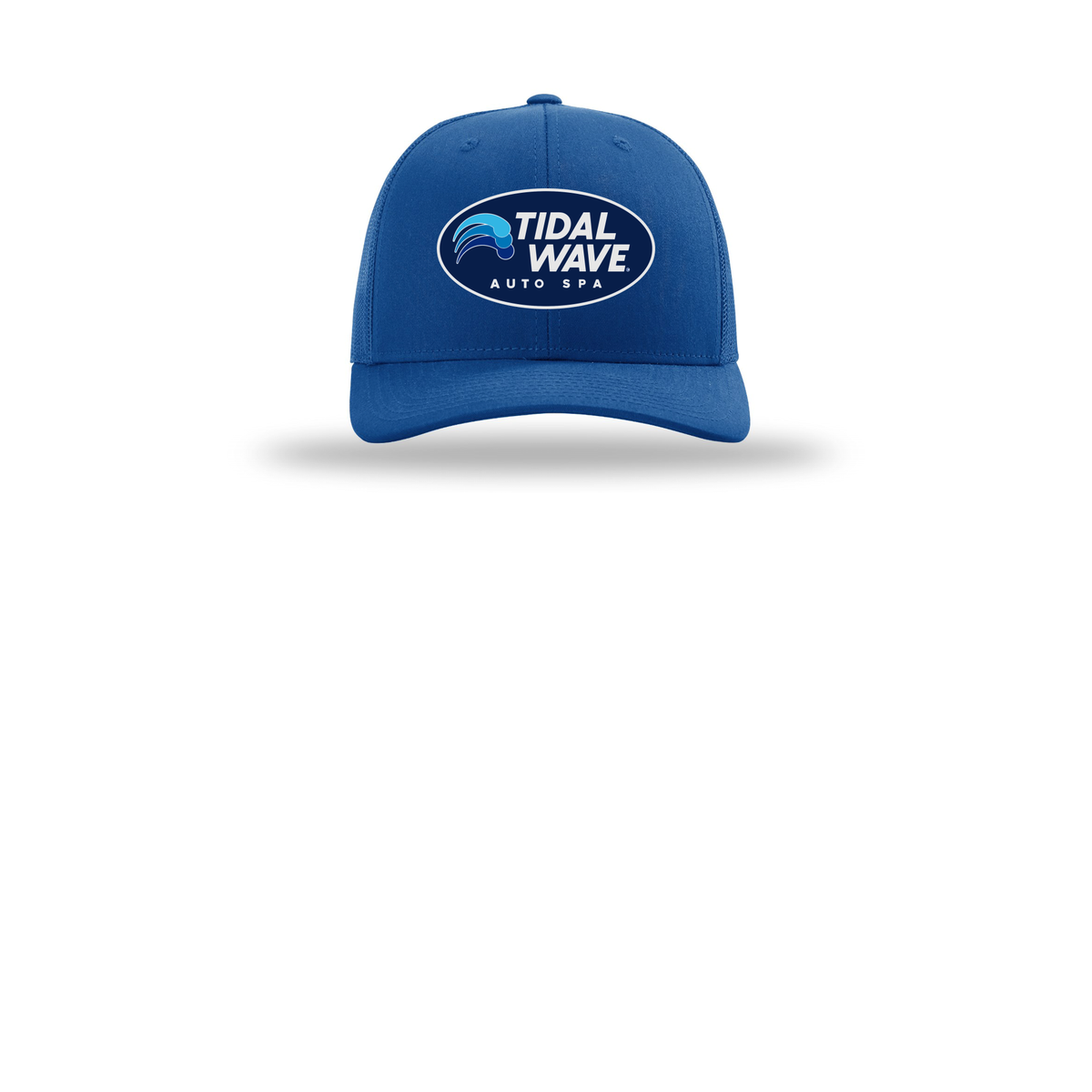 tidalwaveautospa-richardson-trucker-cap-embroidery-capfront-R112-royal-flat-front