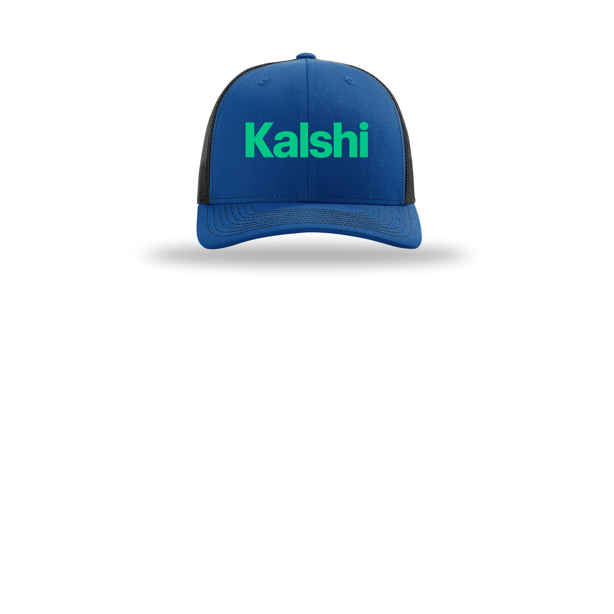 kalshi-richardson-trucker-cap-embroidery-capfront-R112-royalblack-flat-front
