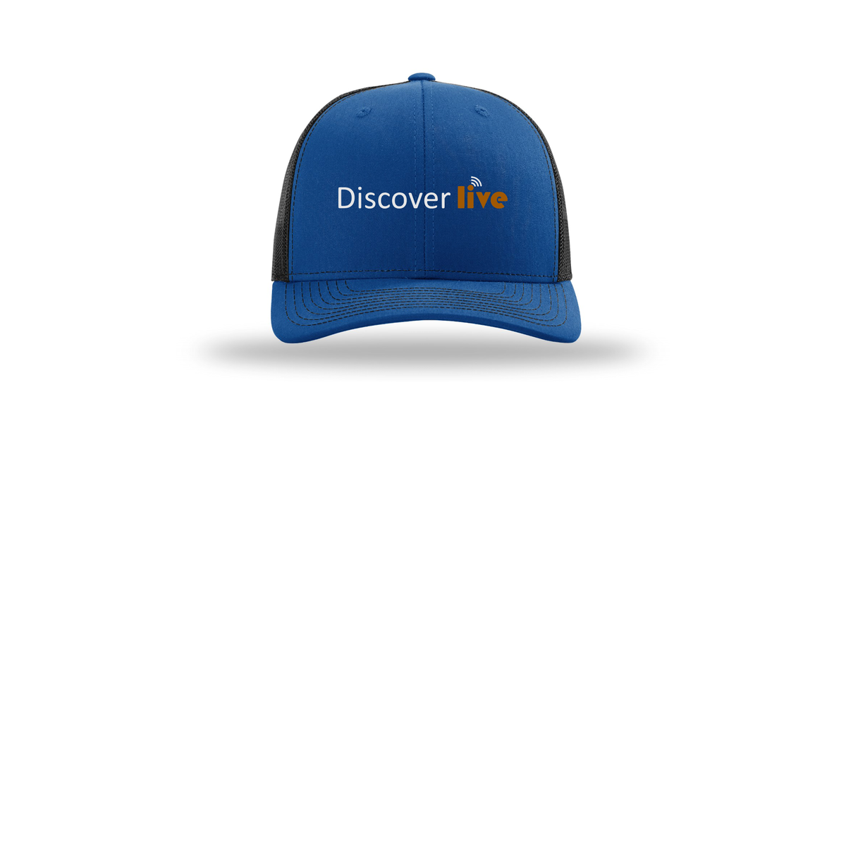 discover-richardson-trucker-cap-embroidery-capfront-R112-royalblack-flat-front