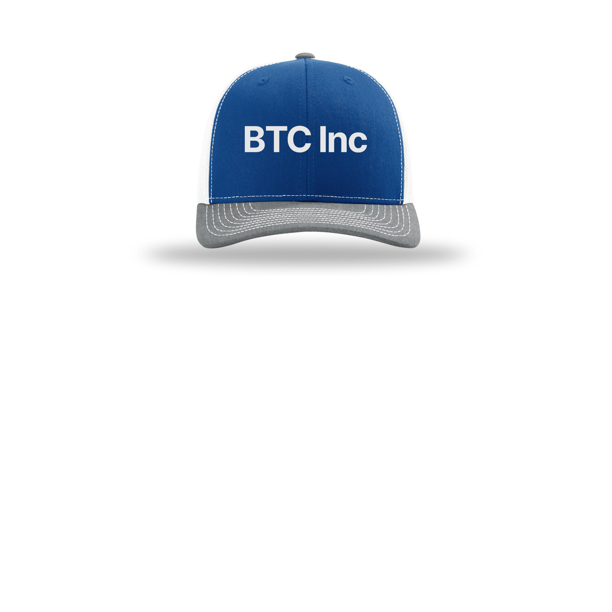 btc-richardson-trucker-cap-embroidery-capfront-R112-royalwhiteheathergrey-flat-front